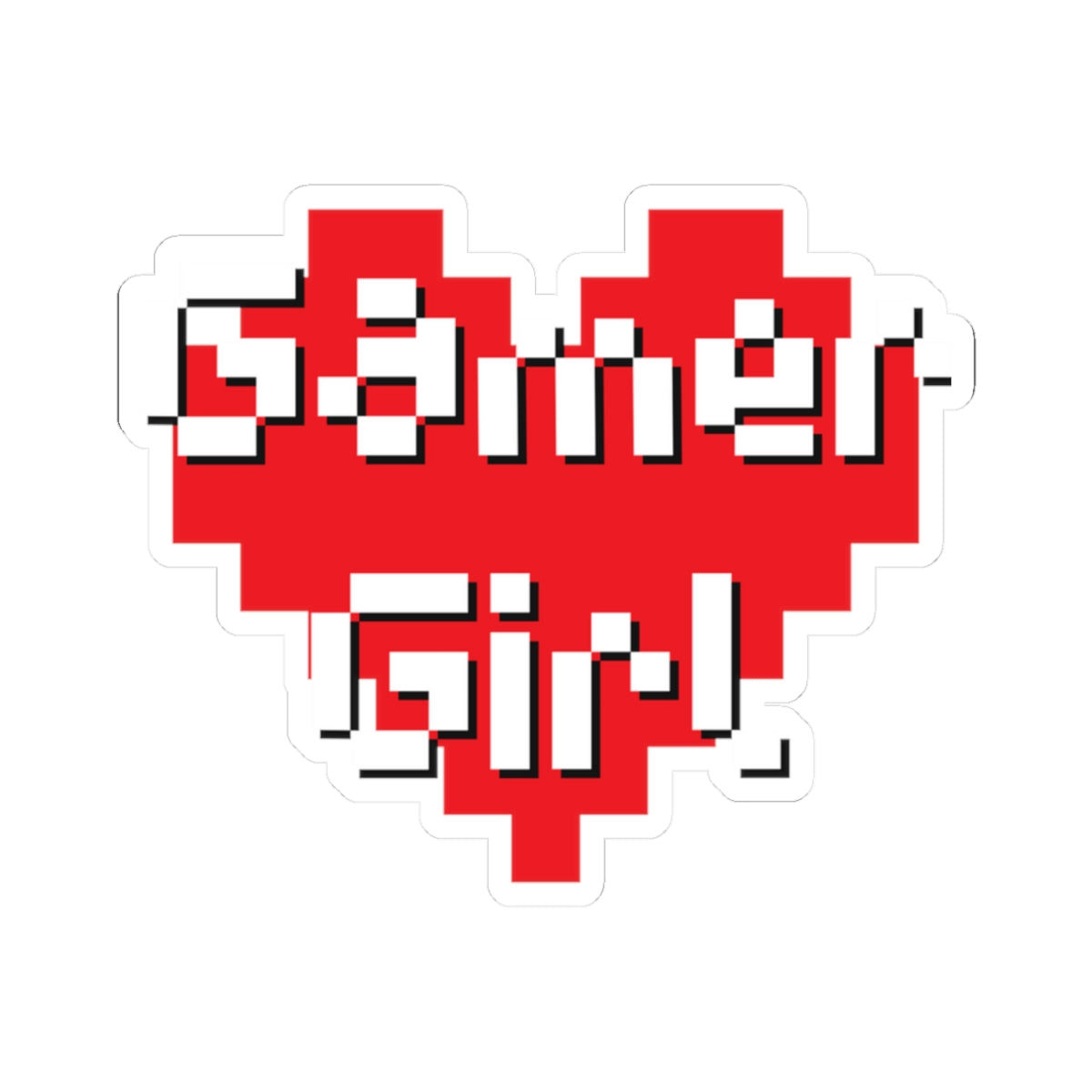 Gamer Girl Kiss-Cut Stickers