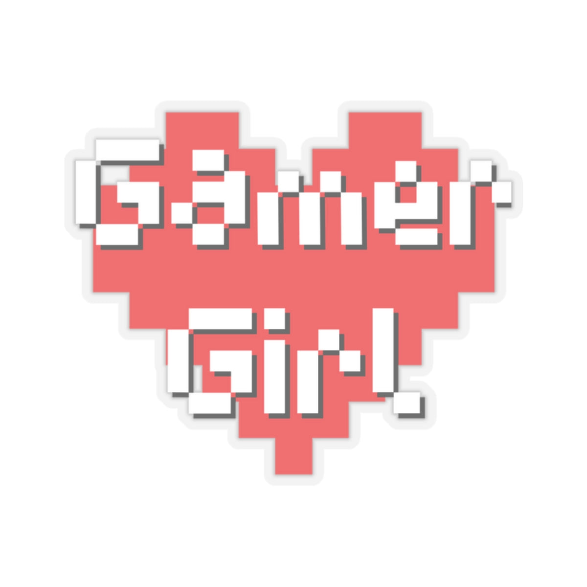 Gamer Girl Kiss-Cut Stickers