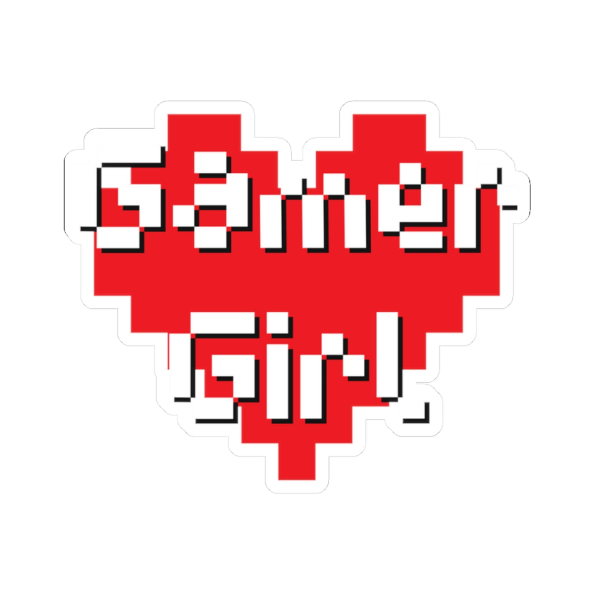 Gamer Girl Kiss-Cut Stickers