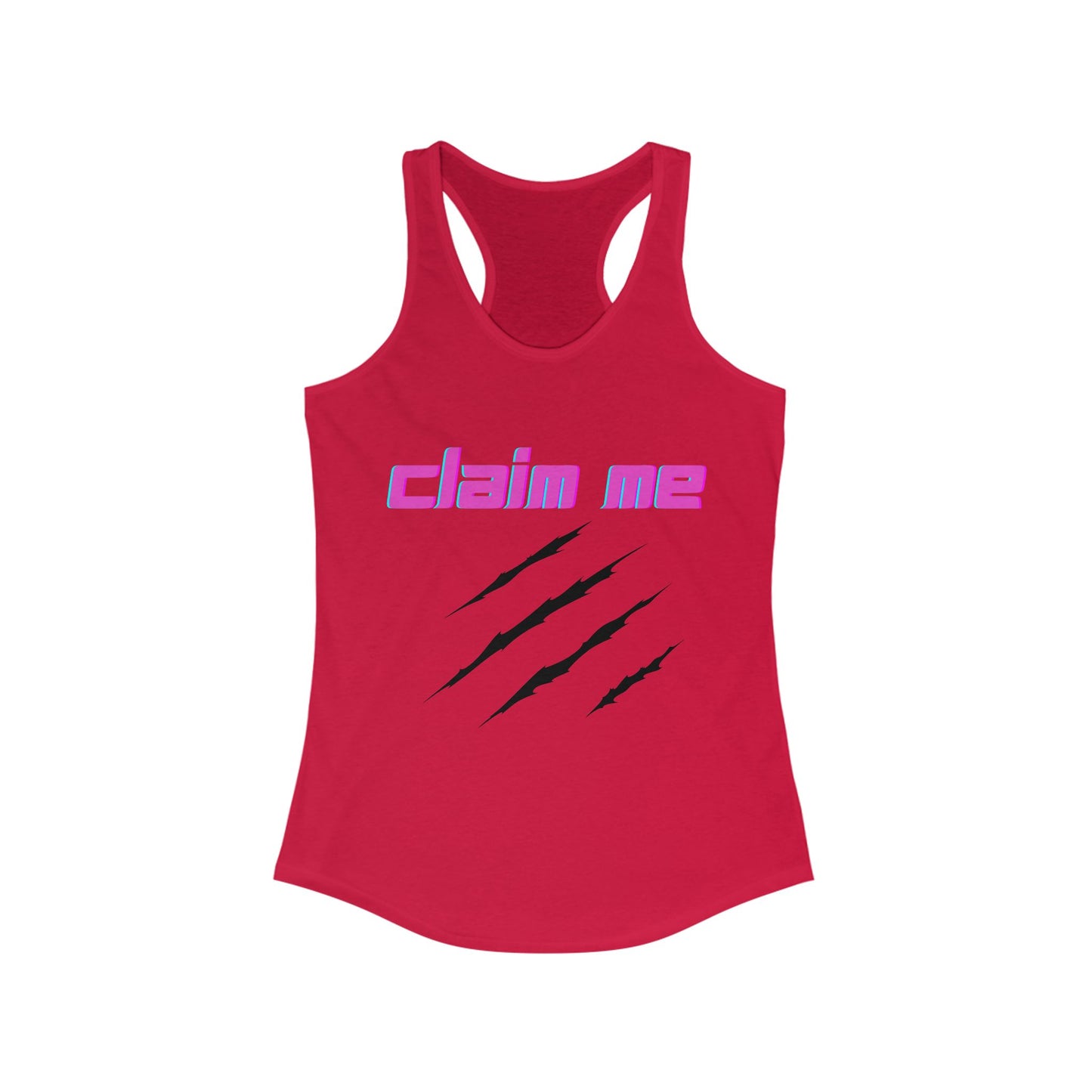 Claim Me Werewolf Marks Racerback Tank