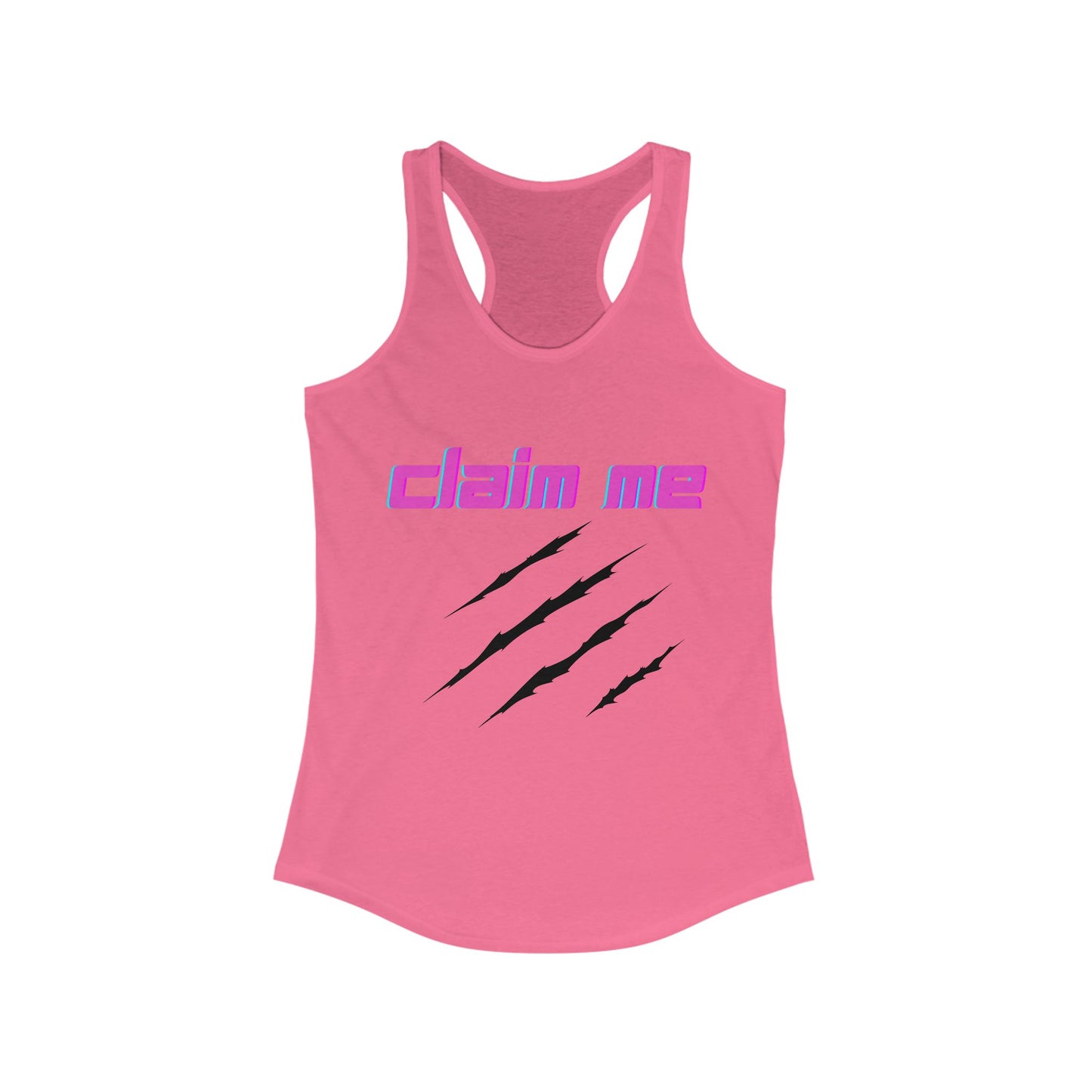 Claim Me Werewolf Marks Racerback Tank