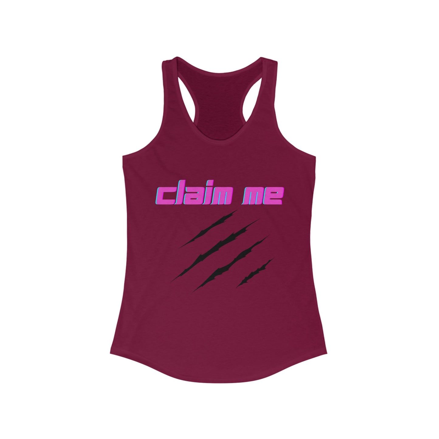 Claim Me Werewolf Marks Racerback Tank