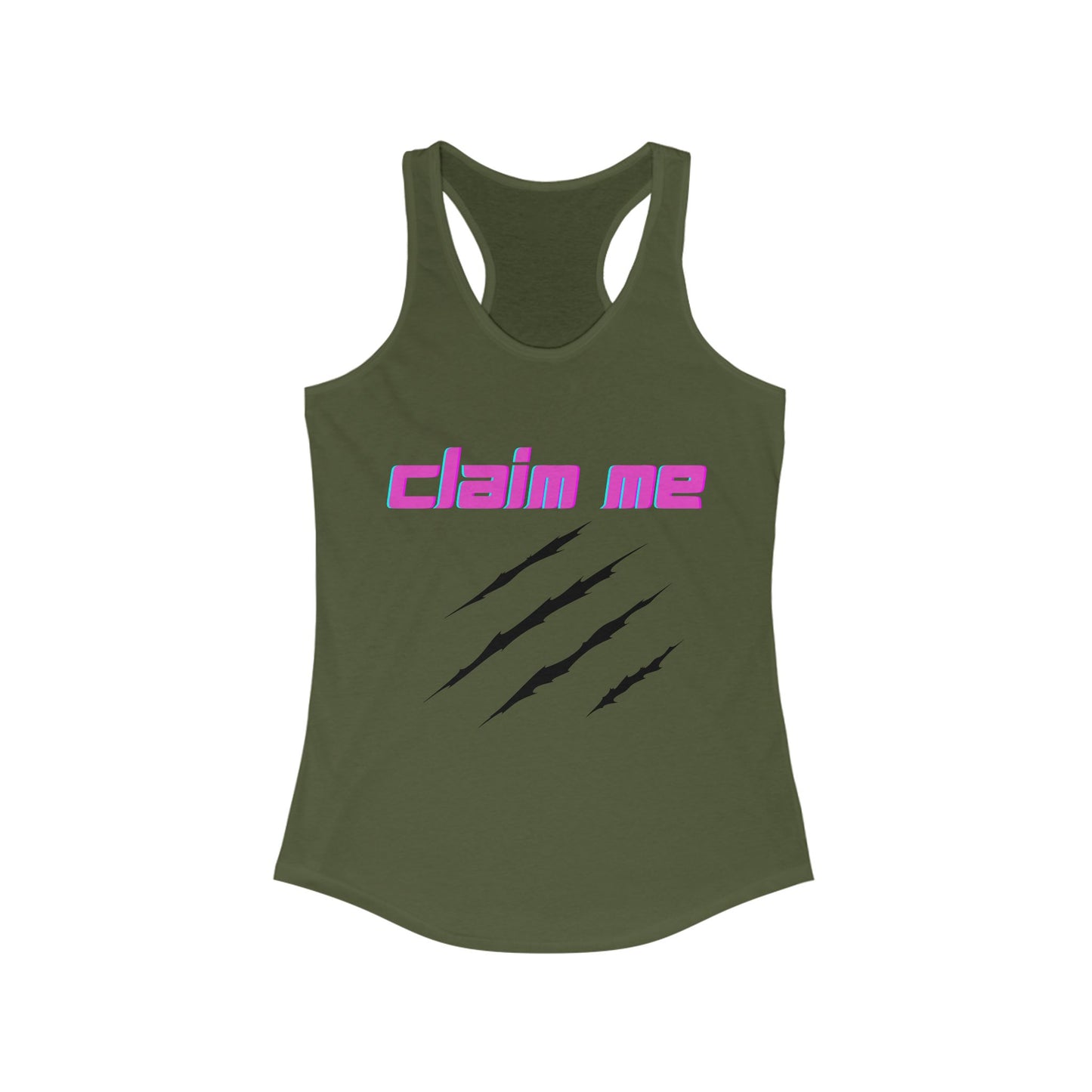 Claim Me Werewolf Marks Racerback Tank