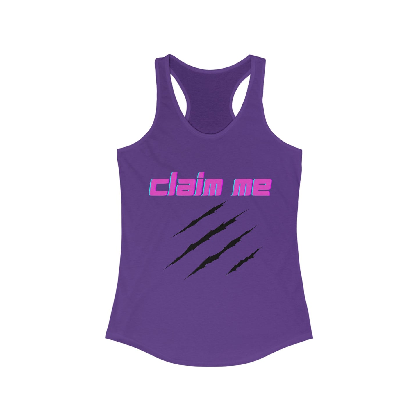 Claim Me Werewolf Marks Racerback Tank
