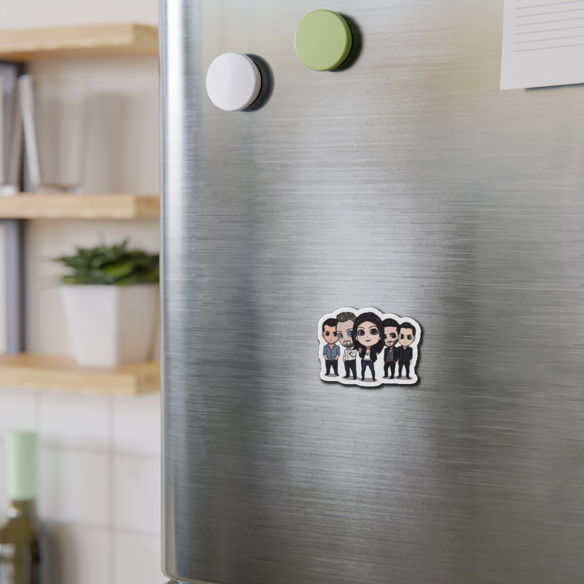 Her Royal Harem Chibi Character Die-Cut Magnet