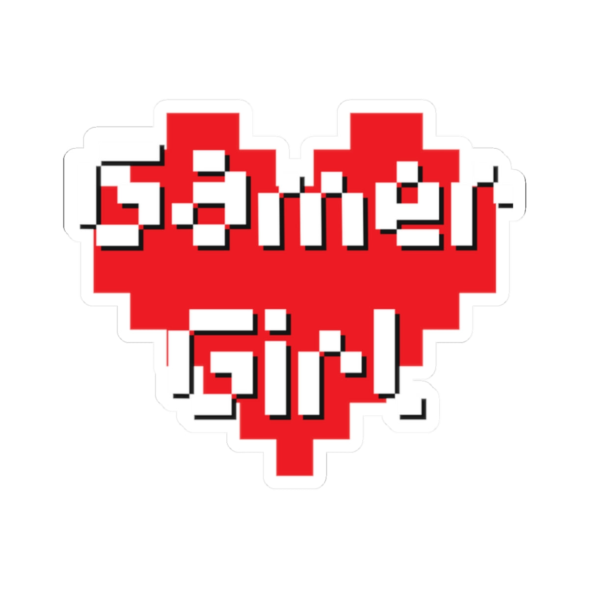 Gamer Girl Kiss-Cut Stickers