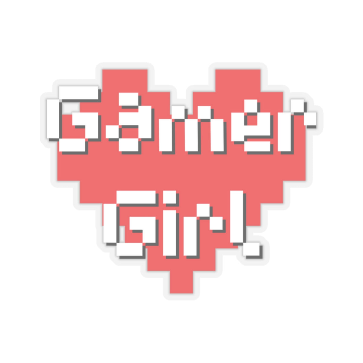 Gamer Girl Kiss-Cut Stickers