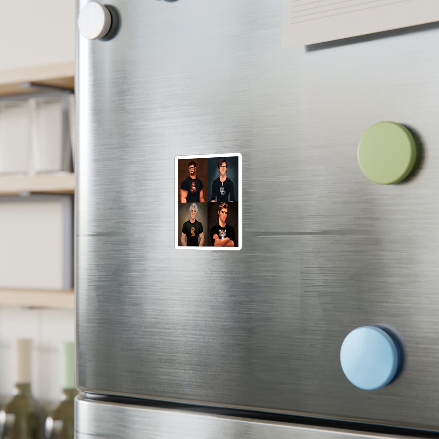 Her Royal Harem: Ember Guys Kiss-Cut Vinyl Decal