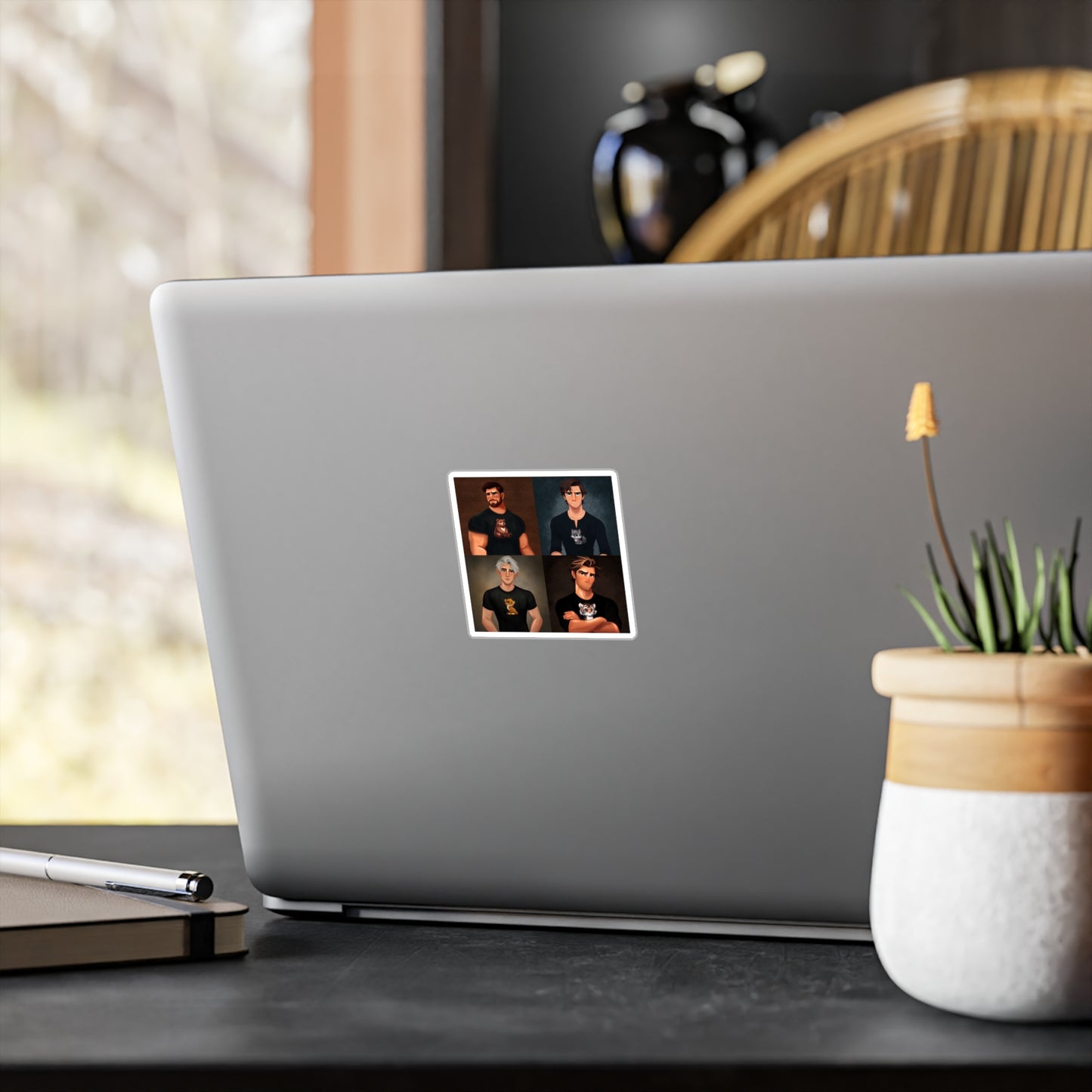 Her Royal Harem: Ember Guys Kiss-Cut Vinyl Decal