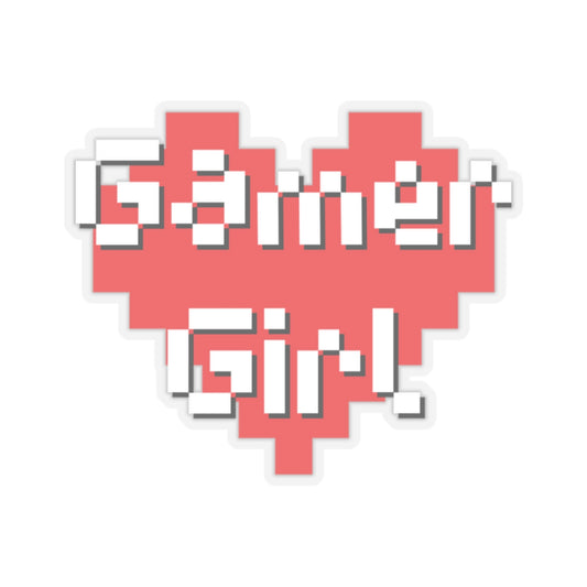 Gamer Girl Kiss-Cut Stickers