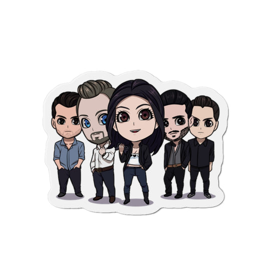 Her Royal Harem Chibi Character Die-Cut Magnet